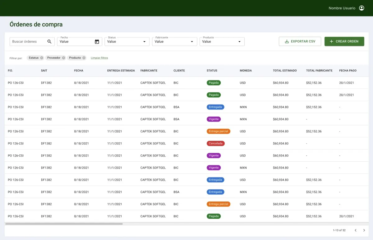 Vista previa de la landing Catálogo Bomuca